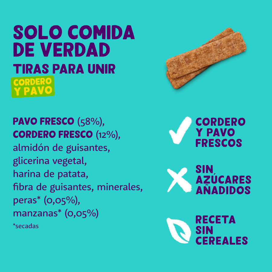 75 g Edgard & Cooper Tiras de Cordero y Pavo snack para perros, , large Imagen numero 5